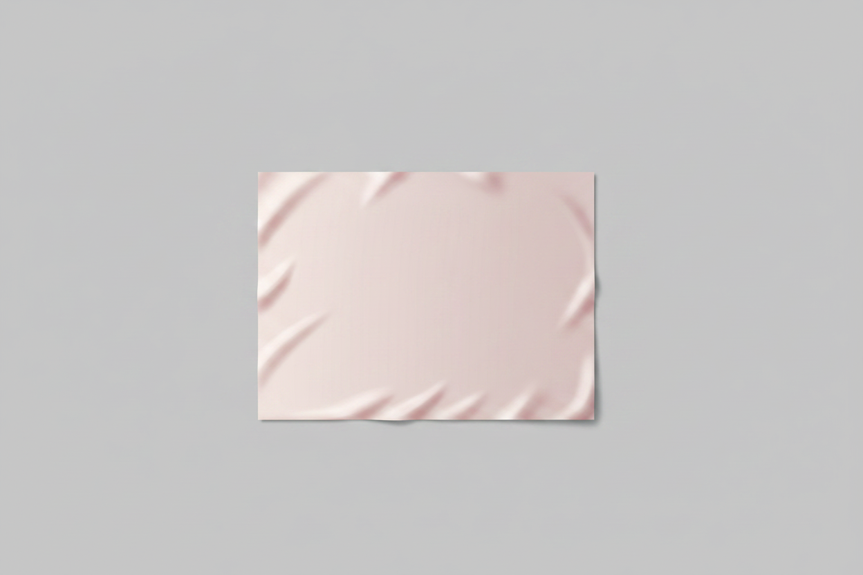 A silk swatch lit from the side to show its soft gloss and smooth texture.