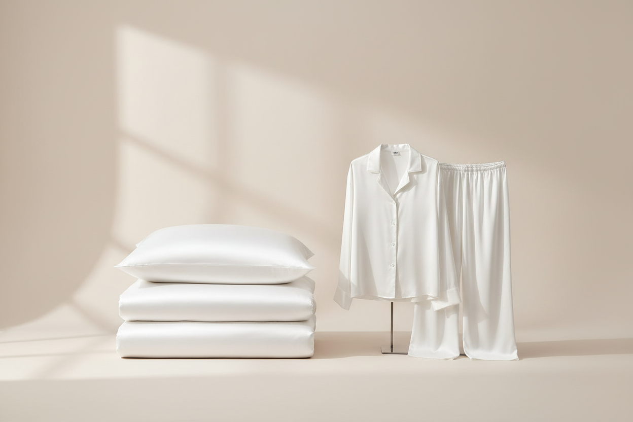 Mulberry silk bedding and sleepwear comparison