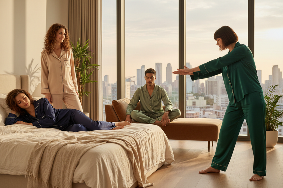 How Should Silk Pajamas Fit? Size and Comfort Guide by Sleep Position cover