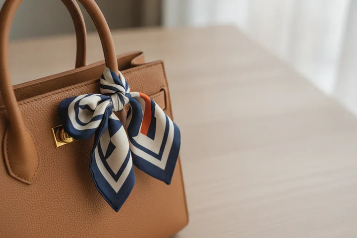 Square Silk Scarf Uses: Headband, Belt, or Bag Tie?