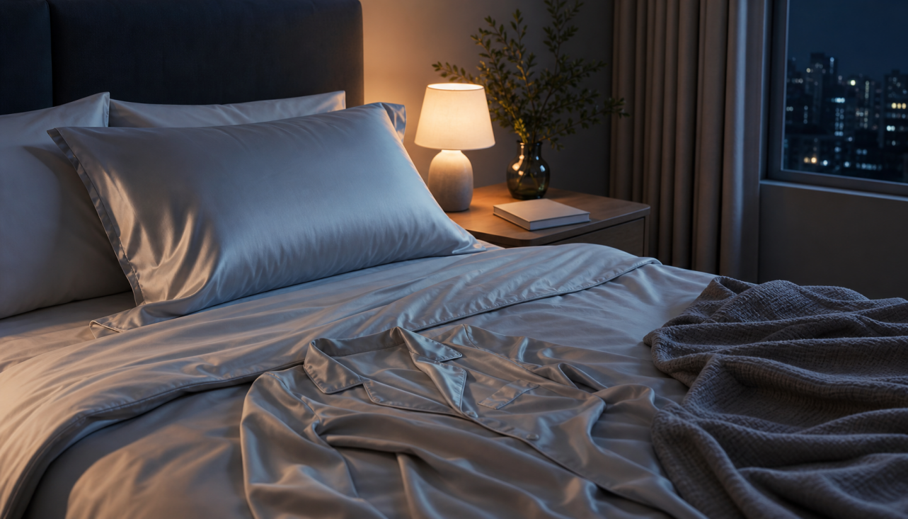 The Sleep-Skin-Stress Triangle: How Silk Sleepwear and Bedding Support All Three Wellness Pillars