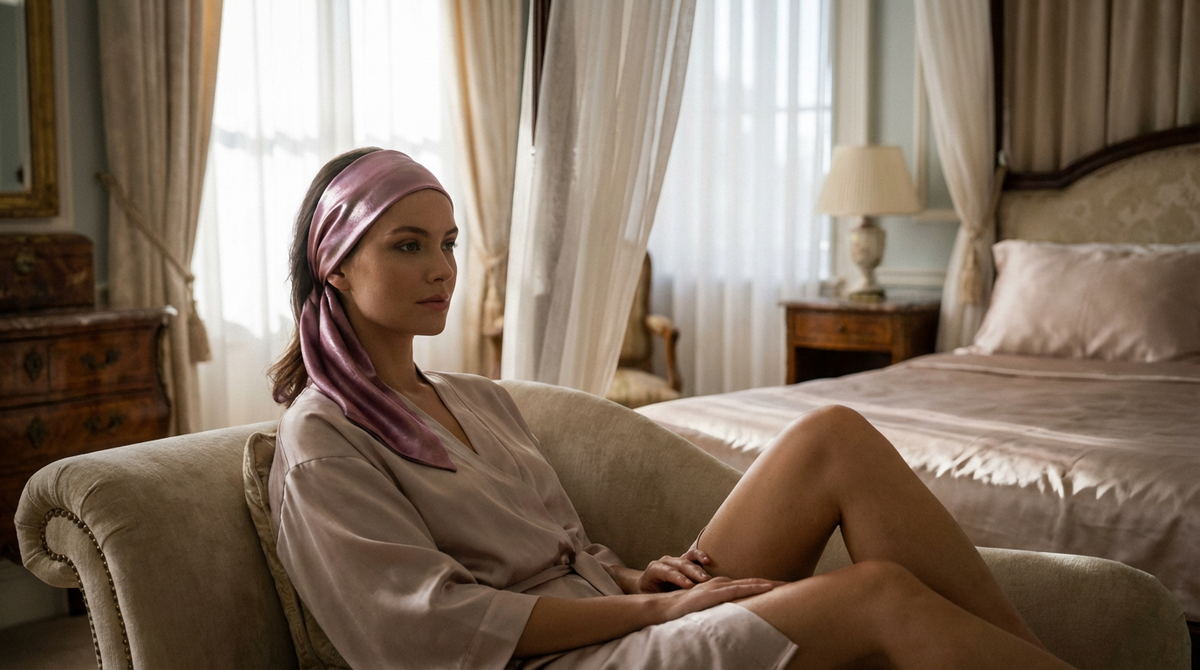 How to Keep a Silk Headband from Sliding Off Your Head