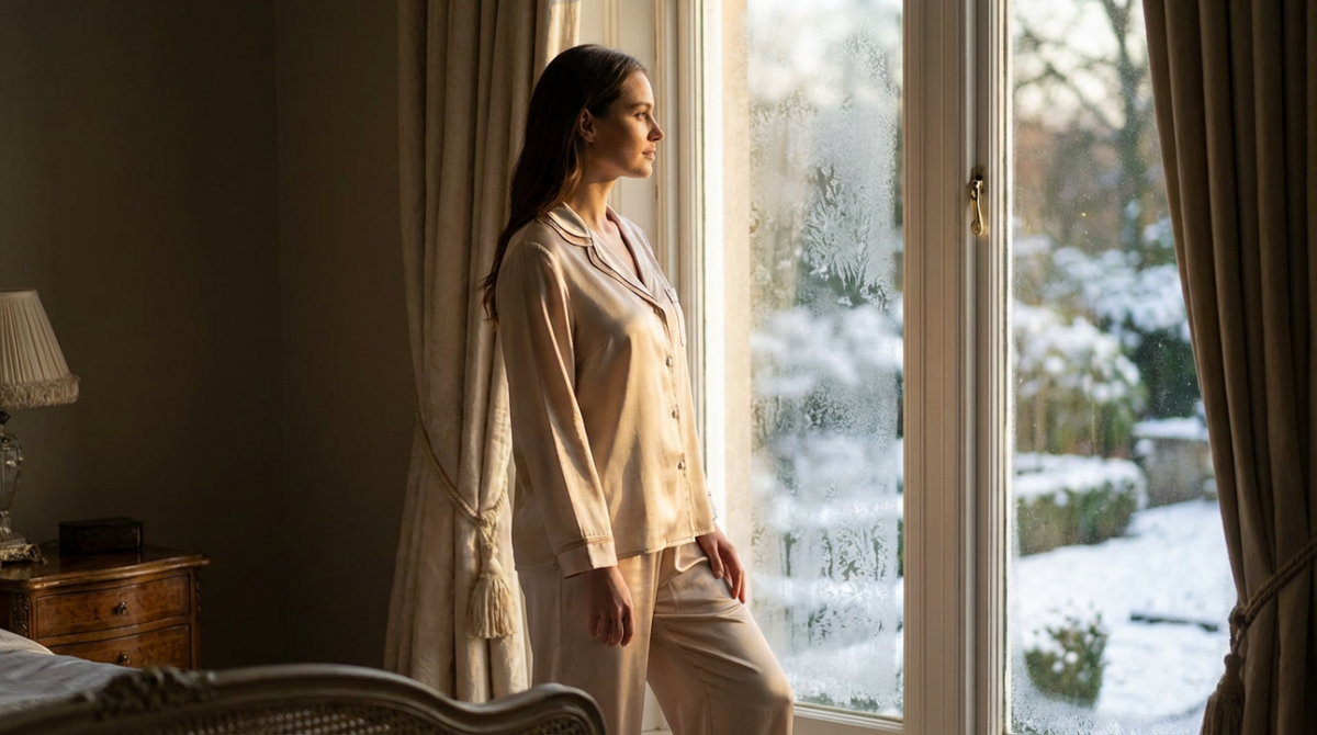 My Silk Pajamas Feel Too Cold in Winter. How Can I Layer Them?