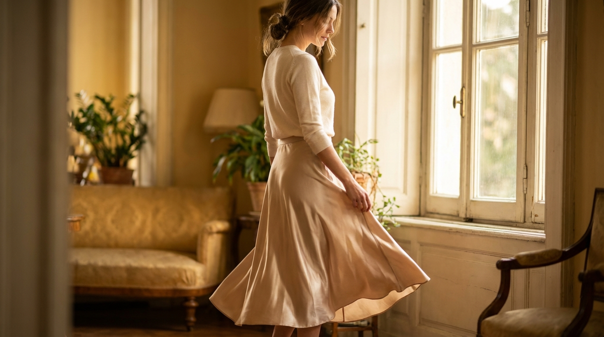 How to Stop Static Cling on a Silk Dress or Skirt