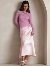 [Pink] SilkSilky  Skirt 007