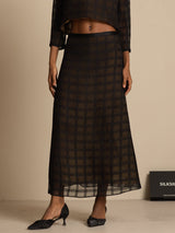 [Black] SilkSilky  Skirt 001