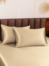 [Beige] SilkSilky  19Momme Pure Silk Pillowcase 001
