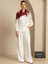 [Wine] SilkSilky  Scarf 006