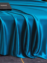 [Teal] SilkSilky  22Momme Sheet 003