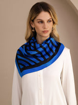 [Blue Arcs] SilkSilky  Scarf 003