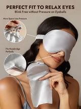 [Silver] SilkSilky  Eye Mask 003