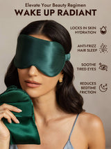 [Dark Green] SilkSilky  Eye Mask 005