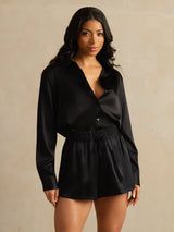 [Black] SilkSilky  Women's Shorts 005