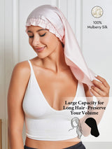 [Pink] SilkSilky  Sleep Cap 001