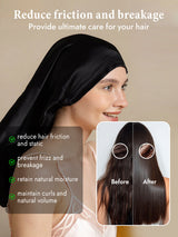 [Black] SilkSilky  Sleep Cap 004
