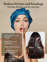 [Teal] SilkSilky  Sleep Cap 003
