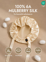 [Champagne] SilkSilky  Sleep Cap 002