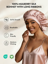 [Pink] SilkSilky  Sleep Cap 002