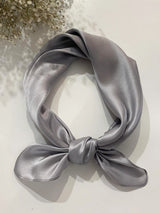 [Gray] SilkSilky  Scarf 001