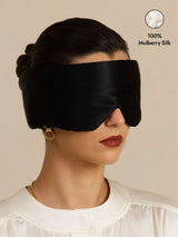 [Black] SilkSilky  Eye Mask 001