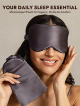 [Dark Gray] SilkSilky  Eye Mask 006