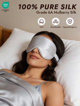 [Silver] SilkSilky  Eye Mask 002