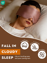 [PaleMauve+LightPink] SilkSilky  Eye Mask 002