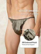 [Olive Green] SilkSilky  Men's Underwear 005