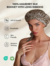[Leopard] SilkSilky  Sleep Cap 002