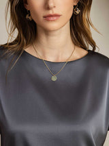 [Dark Gray] SilkSilky  Short Sleeve Boat Neck Women's T-Shirt 005