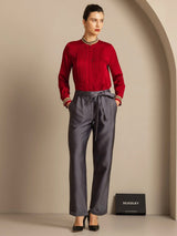 [Gray] SilkSilky  Women's Pants 008