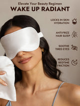 [White] SilkSilky  Eye Mask 005