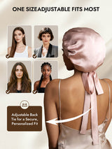 [Pink] SilkSilky  Sleep Cap 005