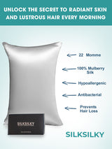 [Silver] SilkSilky  22Momme Pillowcase 003