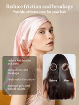 [Light Pink] SilkSilky  Sleep Cap 004