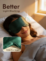 [Dark Green] SilkSilky  Eye Mask 004