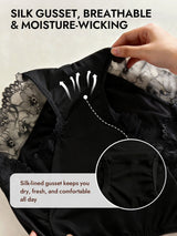[Black] SilkSilky  Panty 005