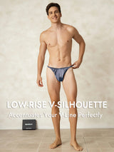 [Grayish Blue] SilkSilky  Men's Underwear 003