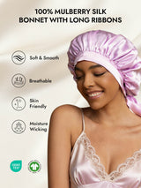 [Lavender] SilkSilky  Sleep Cap 002