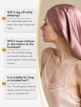 [Pale Mauve] SilkSilky  Sleep Cap 008