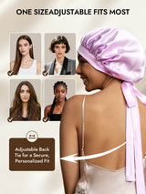 [Lavender] SilkSilky  Sleep Cap 005