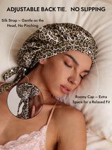 [Leopard] SilkSilky  Sleep Cap 004