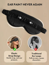 [Black] SilkSilky  Eye Mask 006