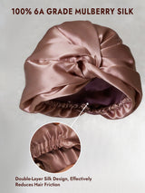 [Pale Mauve] SilkSilky  Sleep Cap 003