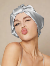 [Silver] SilkSilky  Sleep Cap 001