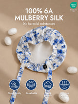 [Blue and White Porcelain] SilkSilky  Sleep Cap 002
