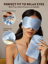[Light Blue] SilkSilky  Eye Mask 003