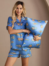 [Blue Fish] SilkSilky  Pillowcases 006