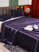 [Deep Purple] SilkSilky  22Momme Bedding Set 002