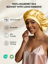[Champagne] SilkSilky  Sleep Cap 002